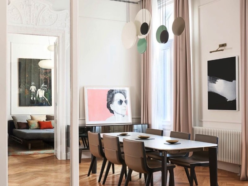 Classic elegant designed apartment in Budapest